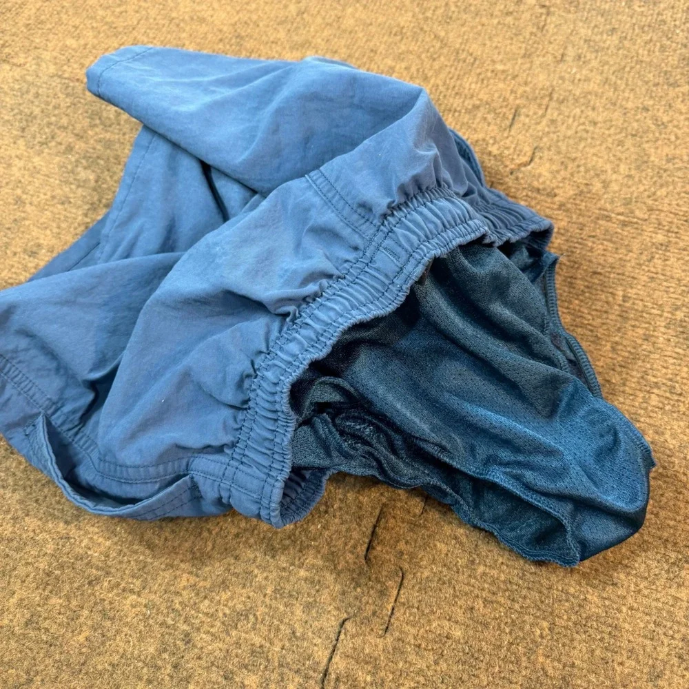 Patagonia Baggies Shorts Kids XS Blue NetPlus Recycled Nylon Swim Trunks 67053